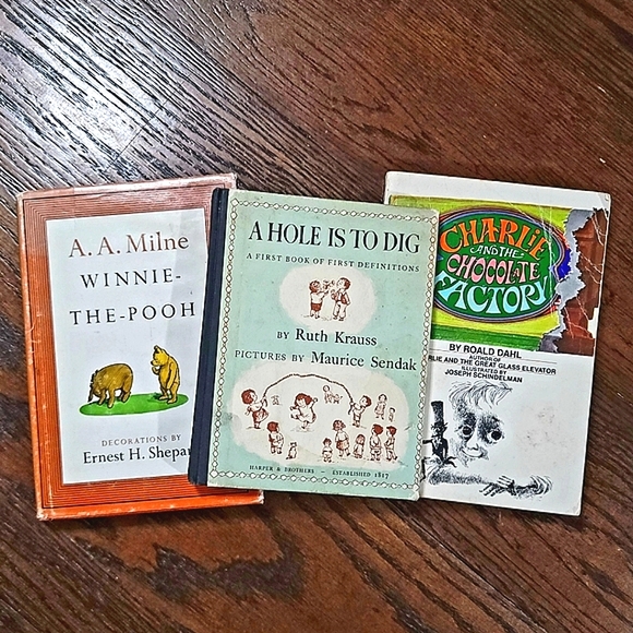3 Assorted Collectible Antique Books - "Winnie the Pooh" 1960's Hardcover & MORE - Picture 2 of 12